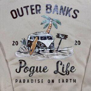 Outer Banks Hoodie Medium Relaxed Graphic School Outdoors Loungewear